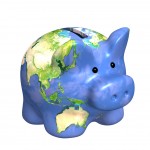 earth piggy bank